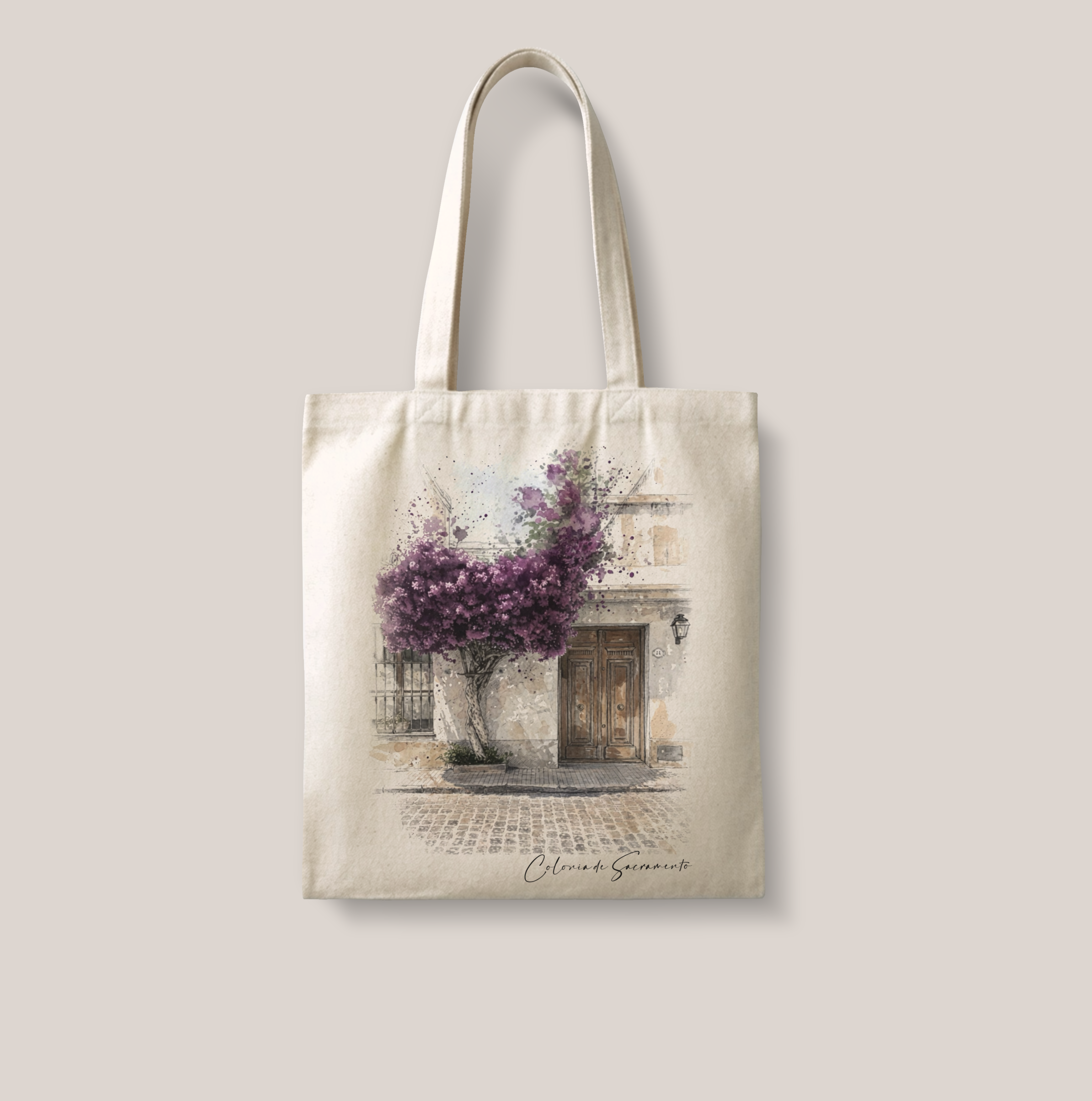 Tote bag de lienzo Colonia del Sacramento