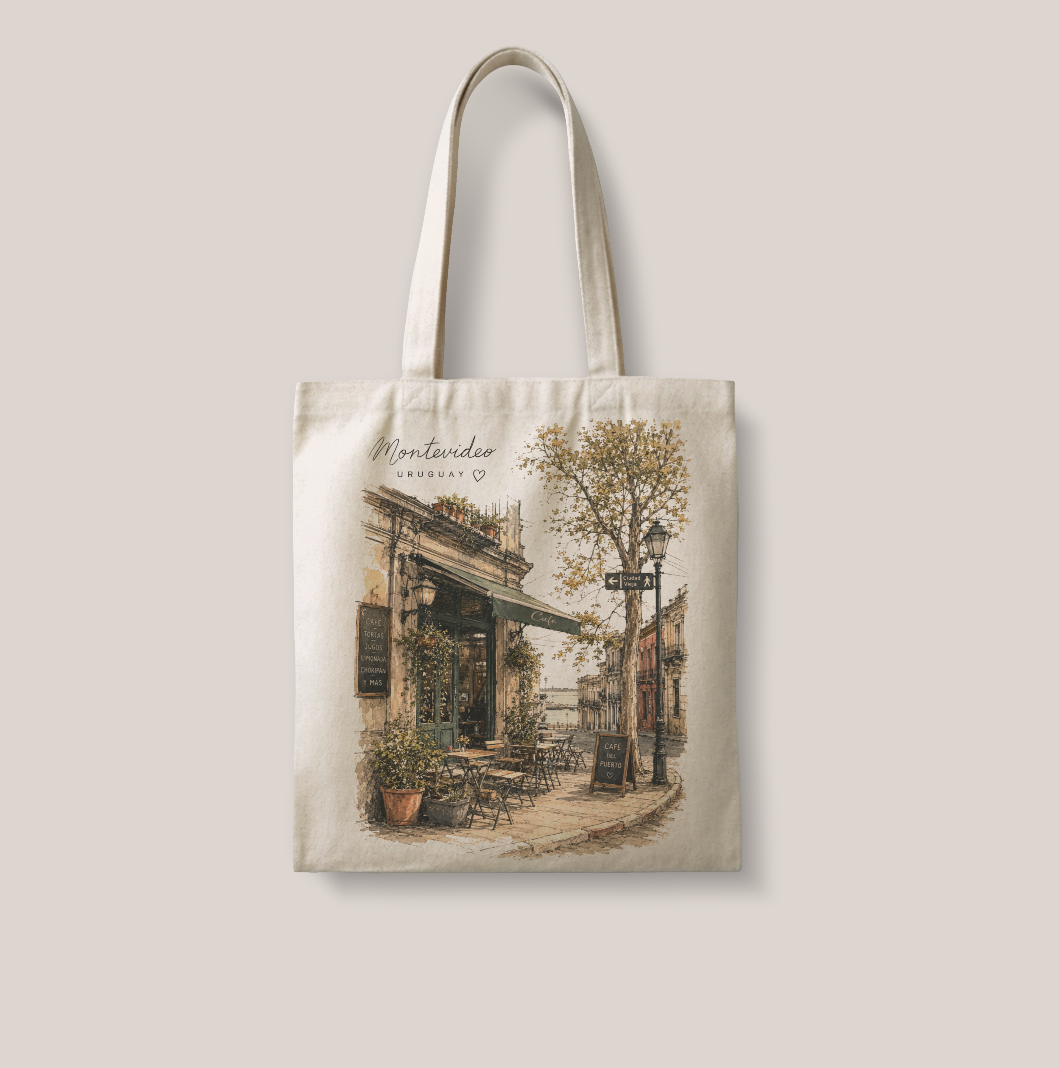 Tote bag de lienzo Calle 1