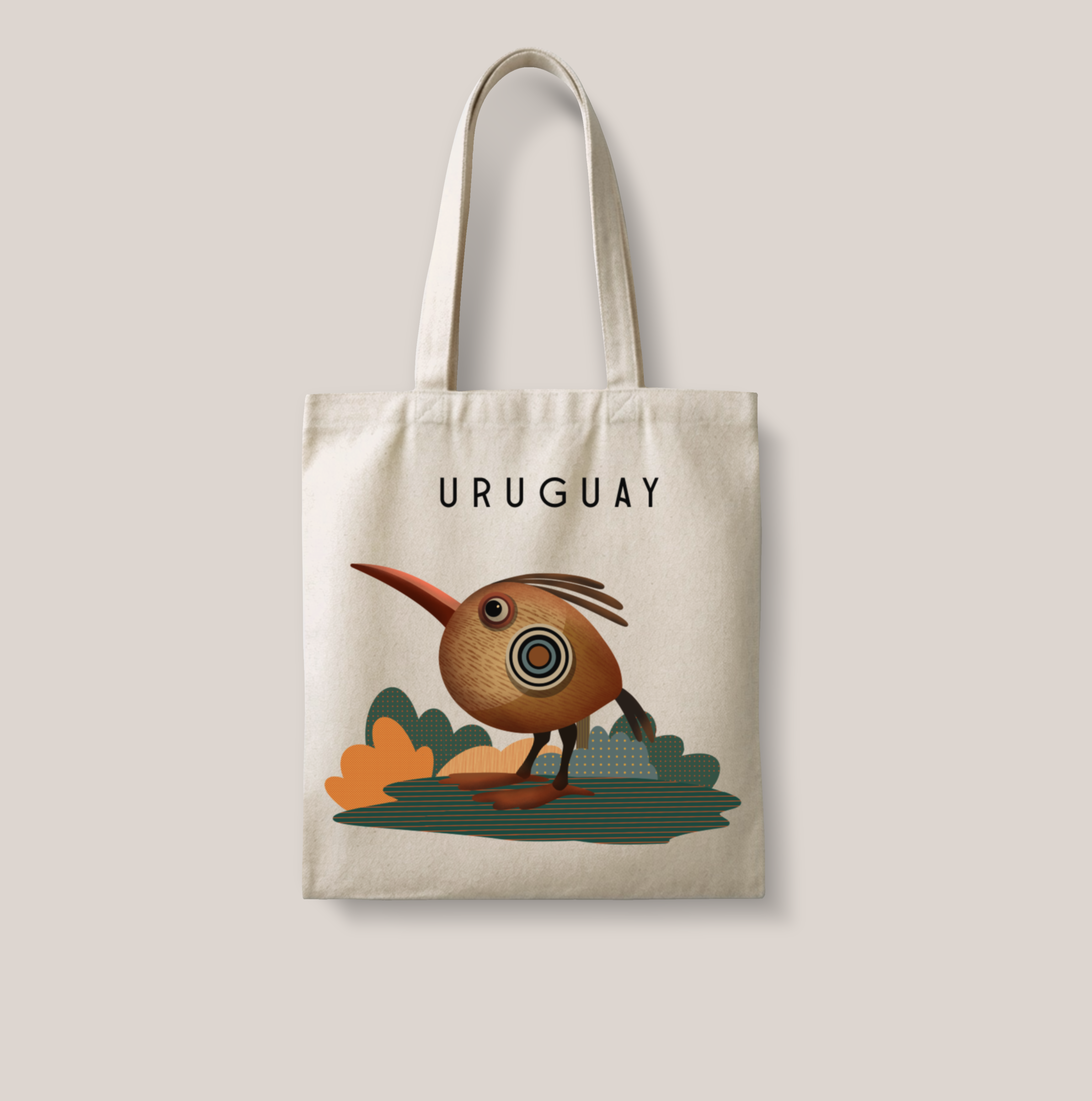 Tote bag de lienzo Colibri