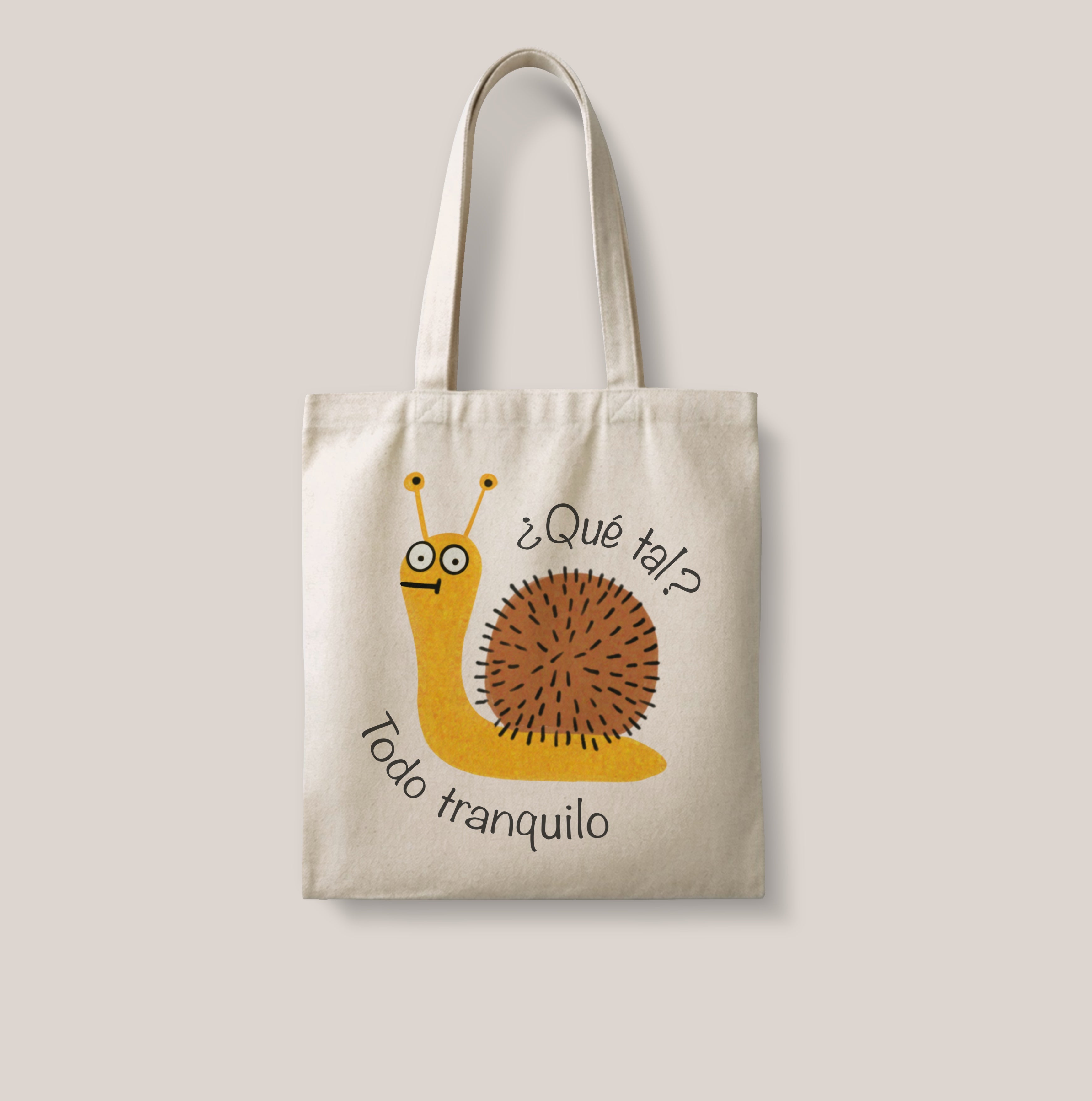 Tote bag de lienzo Todo tranquilo