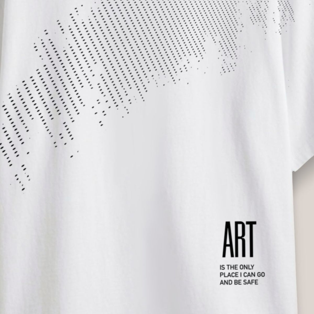 camiseta_art_is_the_only_blanco_2