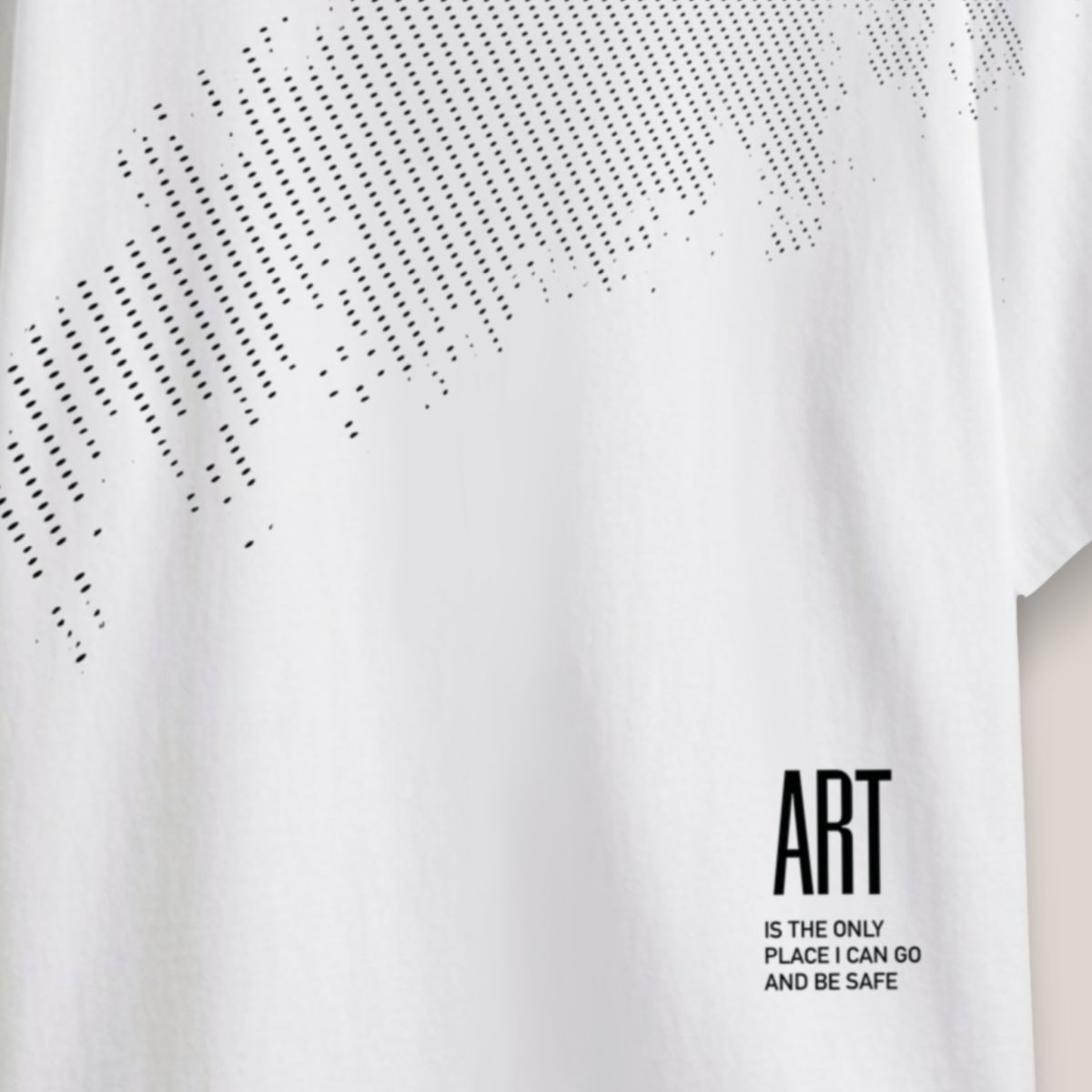 camiseta_art_is_the_only_blanco_2