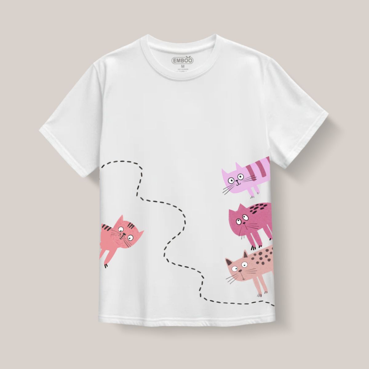 camiseta_cuatro_gatos_blanco_1