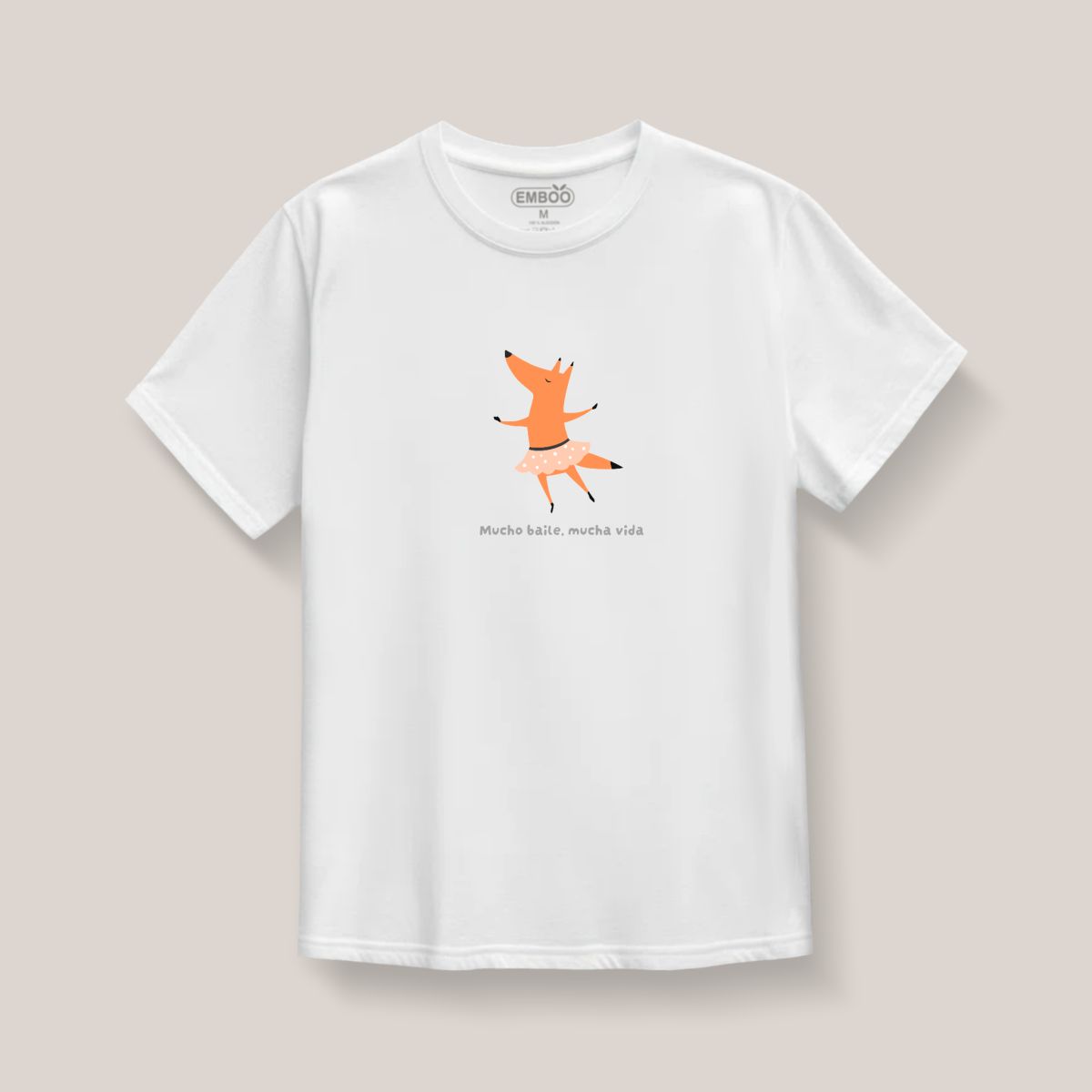 camiseta_zorro_bailarín_blanco_1