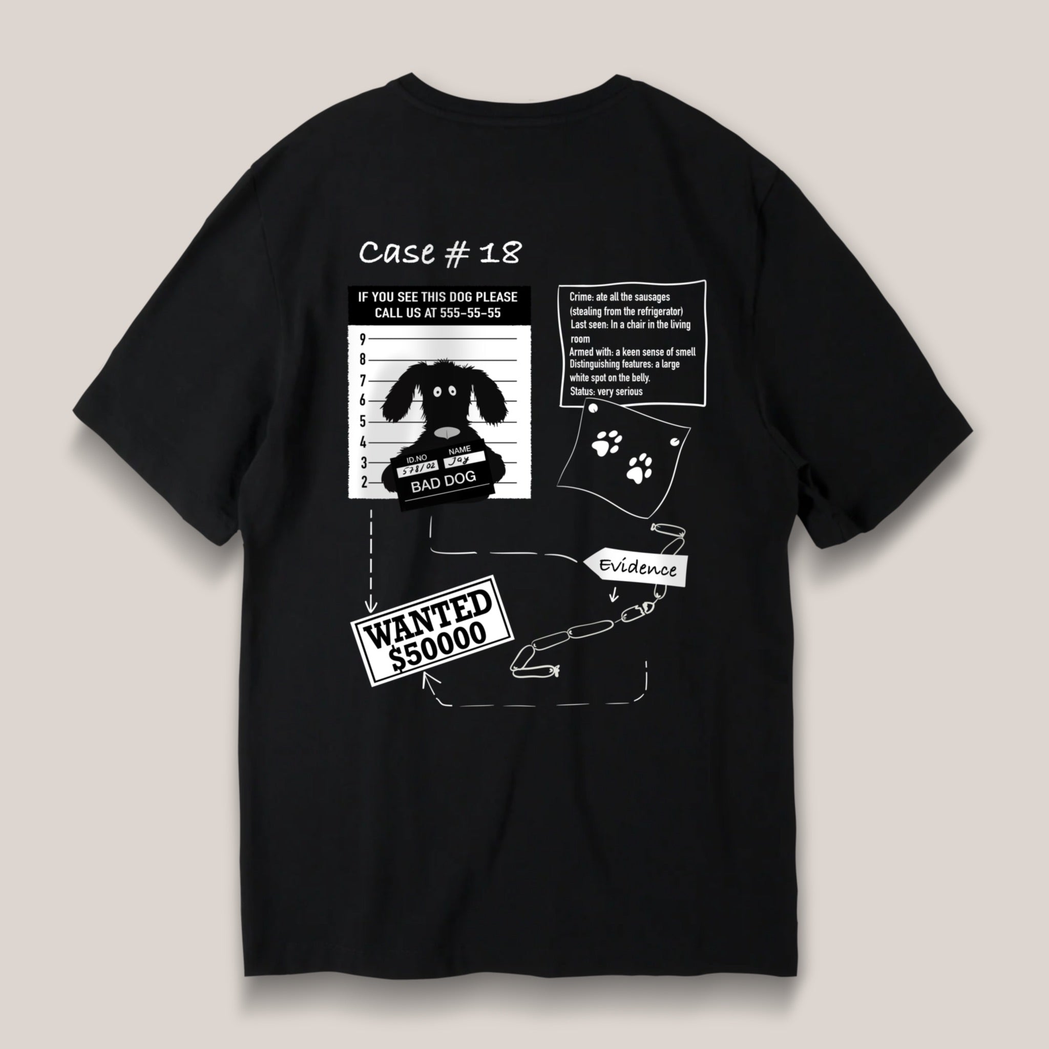 Camiseta Caso 18