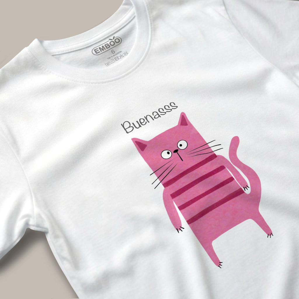 Camiseta Gato Buenas