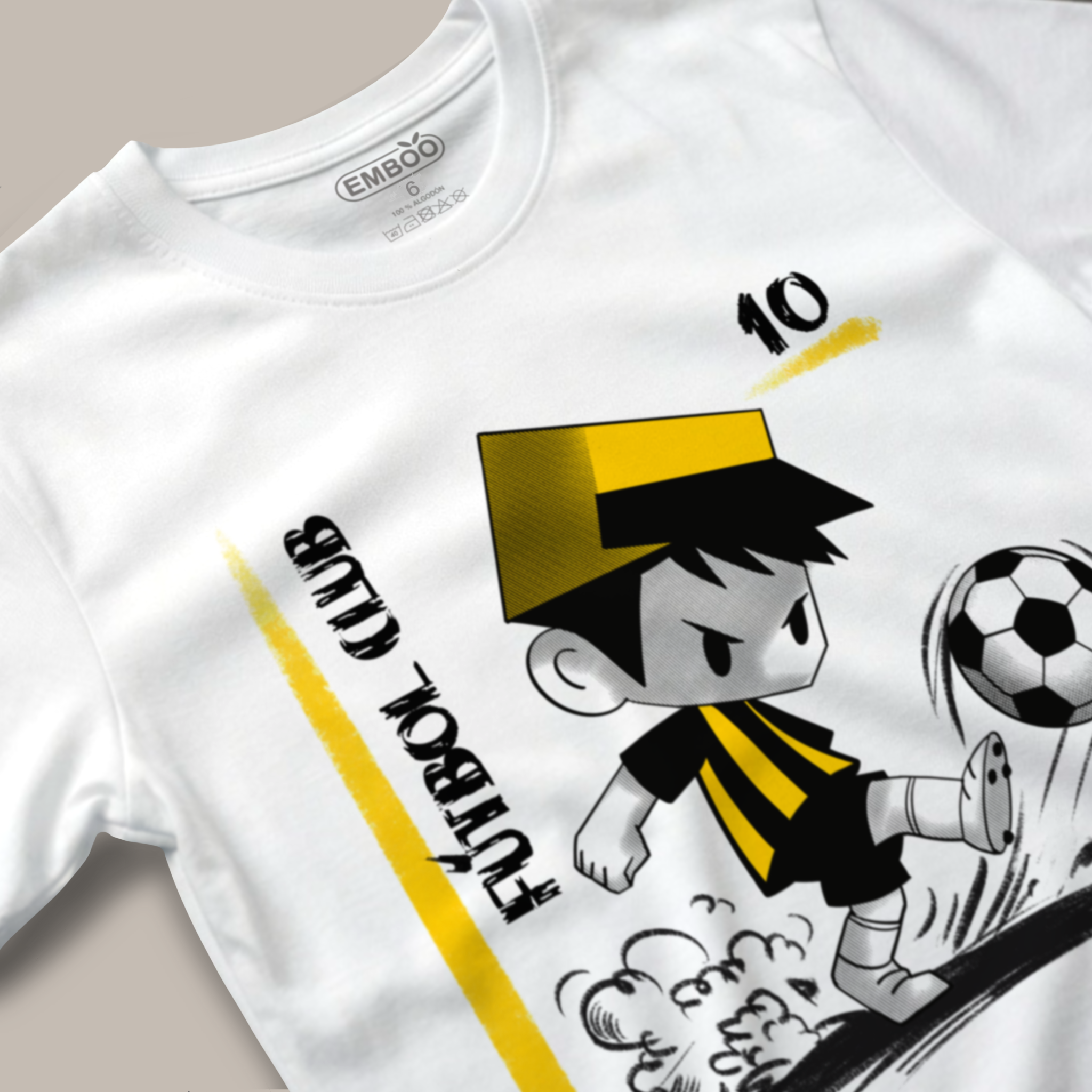Camiseta Jugador de futbol